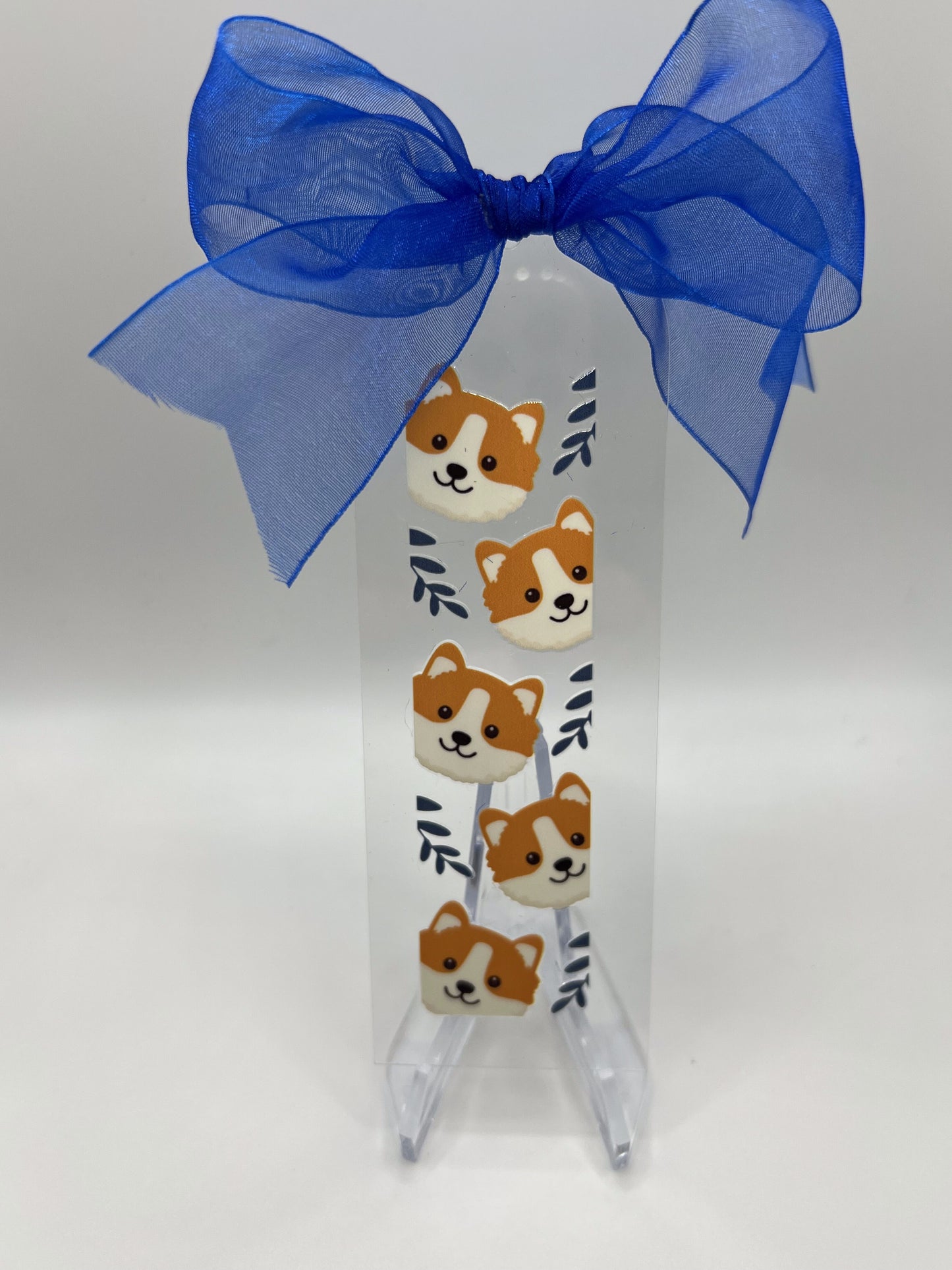 Acrylic Bookmark — Corgis