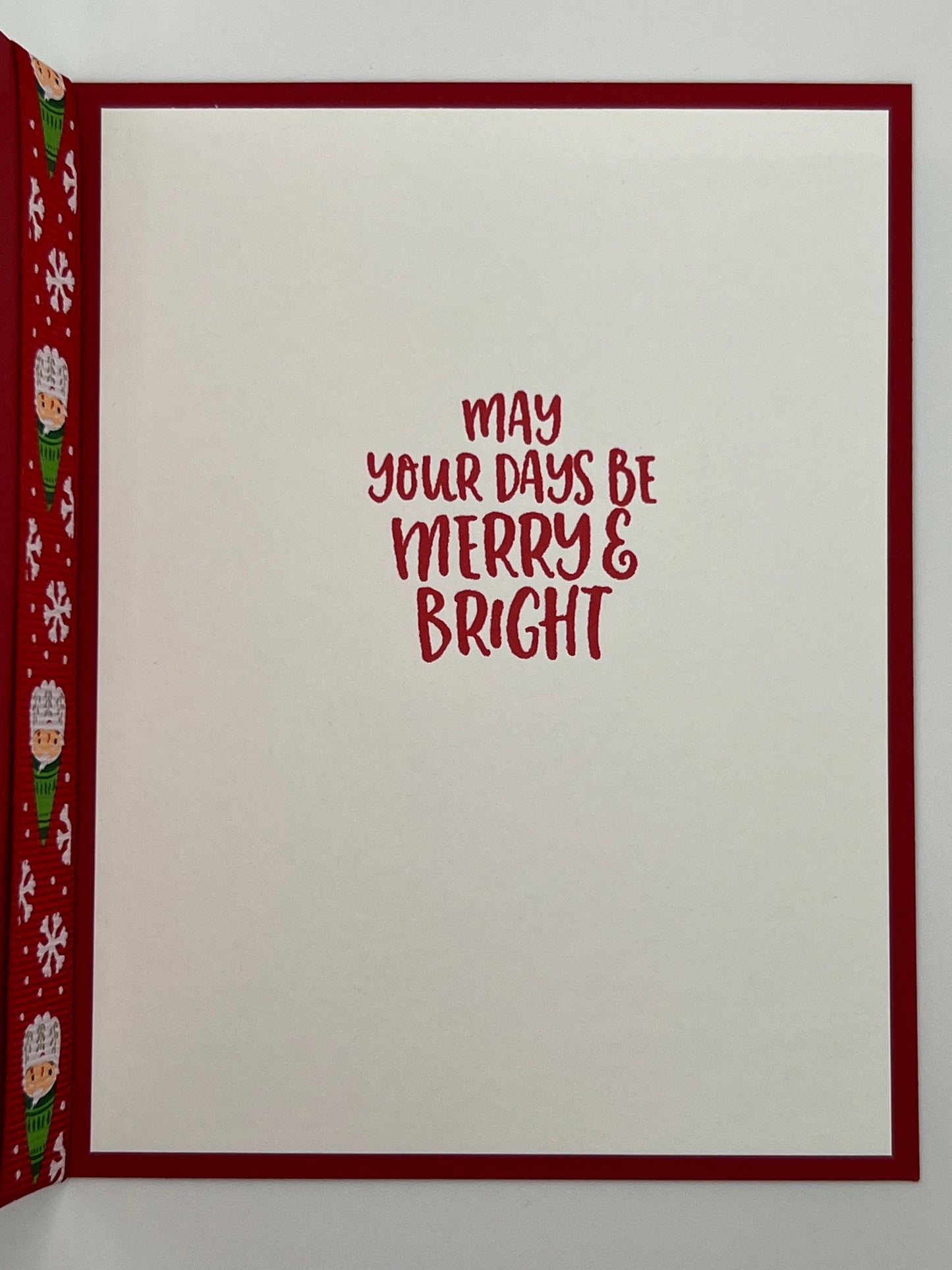 Top Hat Snowman Christmas Card