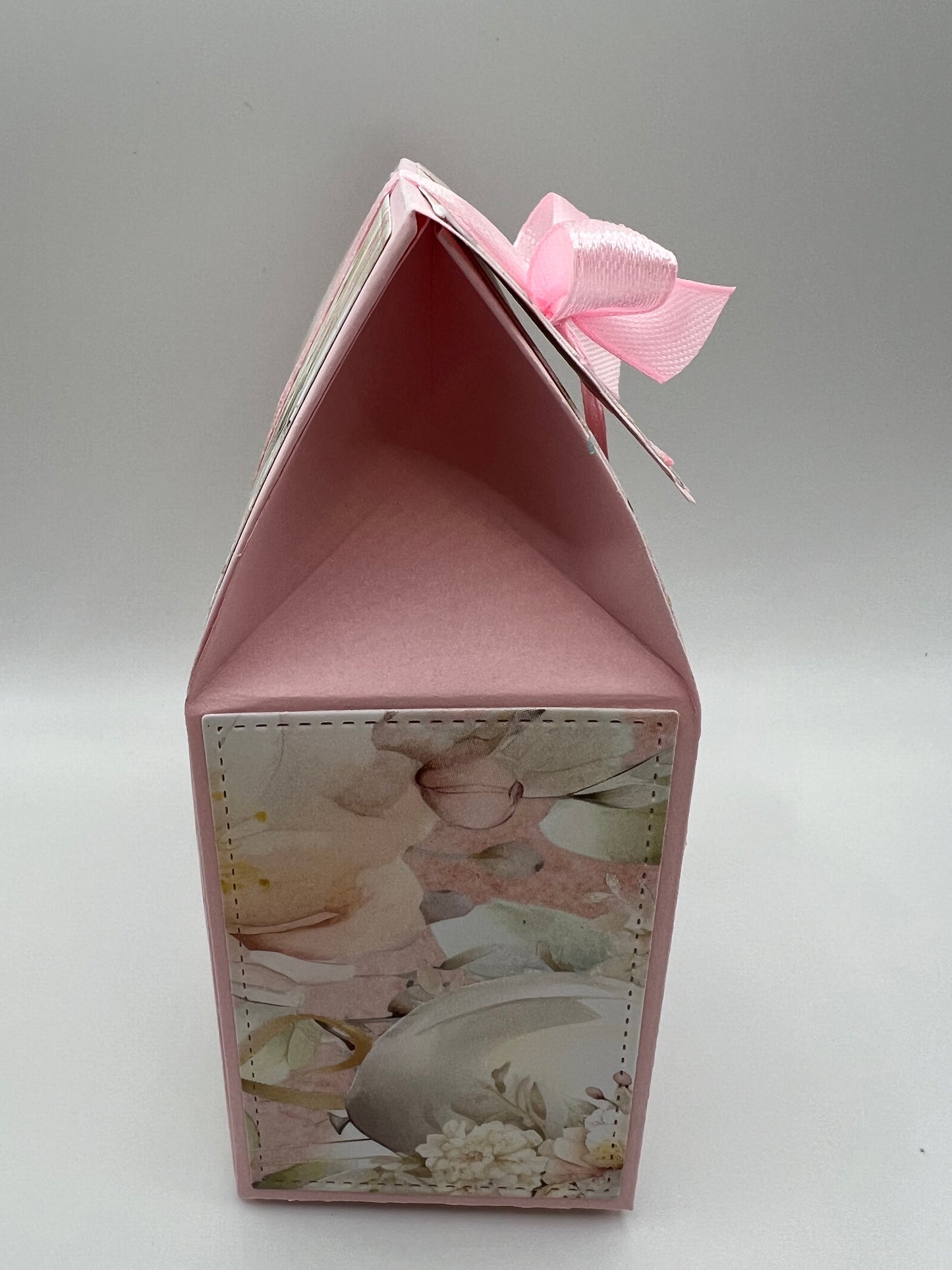 Soft Floral Gift Box — Handmade Paper Purse