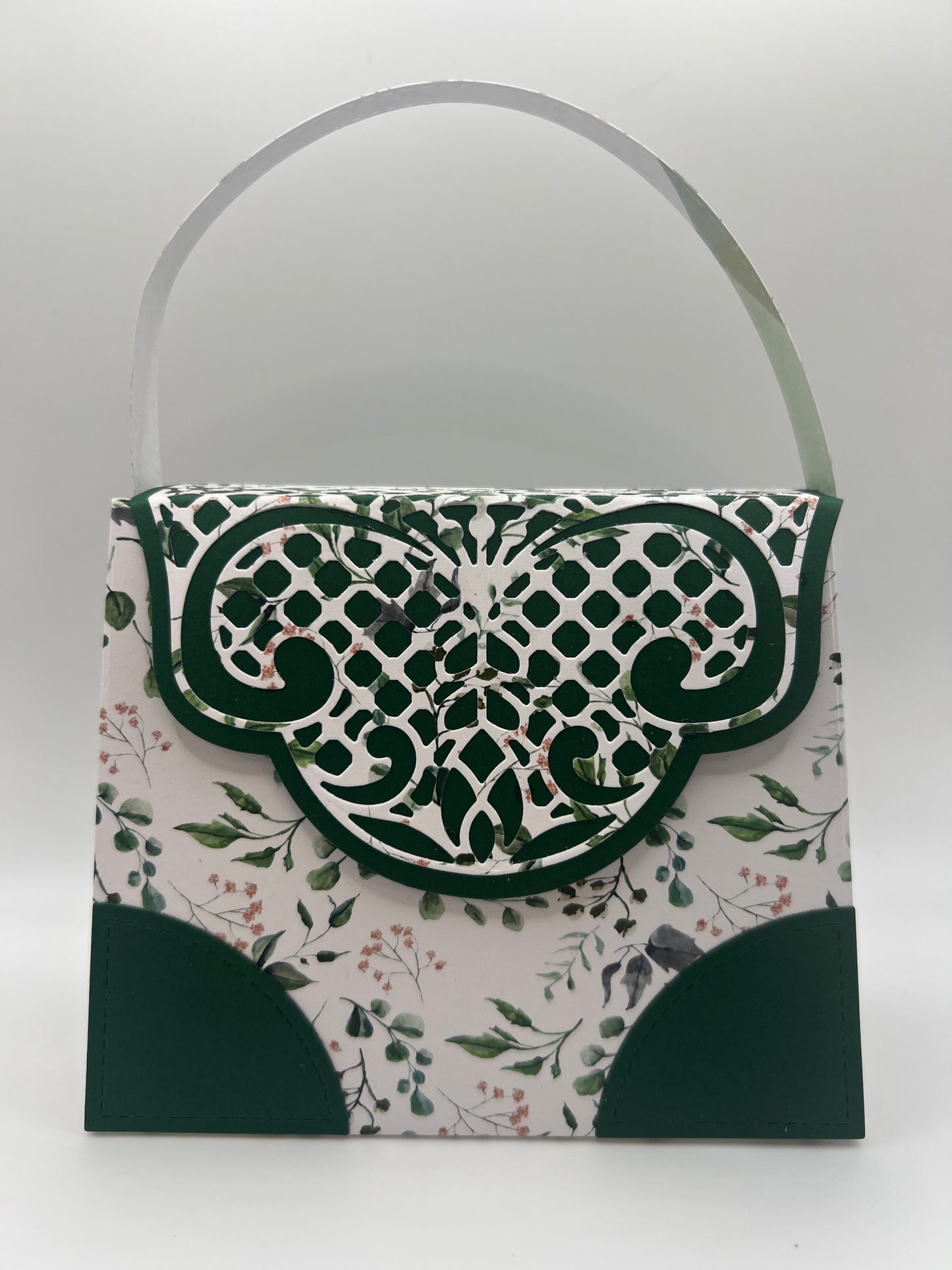 Botanical Garden Handbag — Handmade Paper Purse