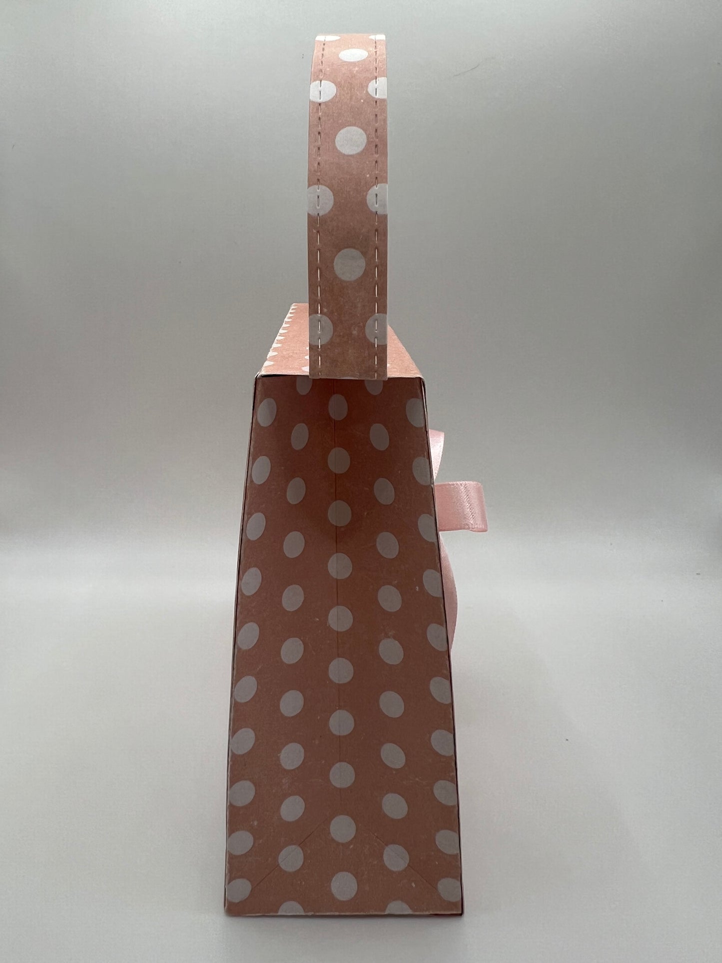 Polka Dot Handbag — Handmade Paper Purse