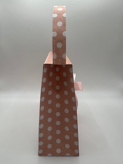 Polka Dot Handbag — Handmade Paper Purse