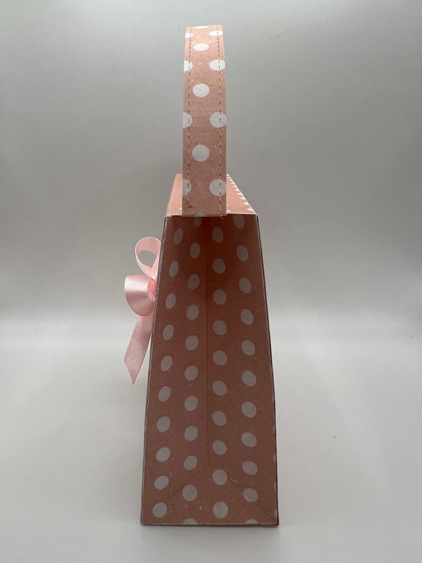 Polka Dot Handbag — Handmade Paper Purse