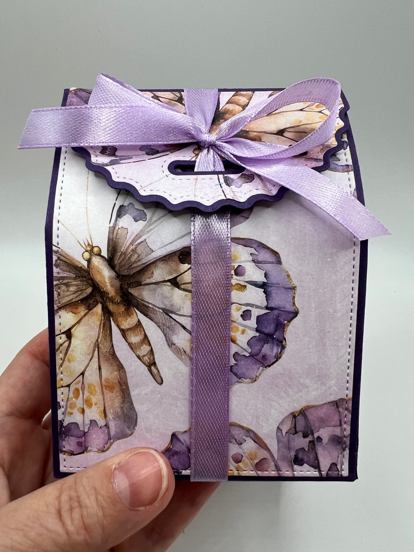 Butterfly Gift Box — Handmade Paper Purse