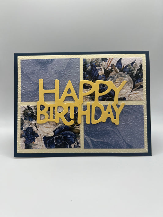 Happy Birthday Card — Handmade Greeting Card