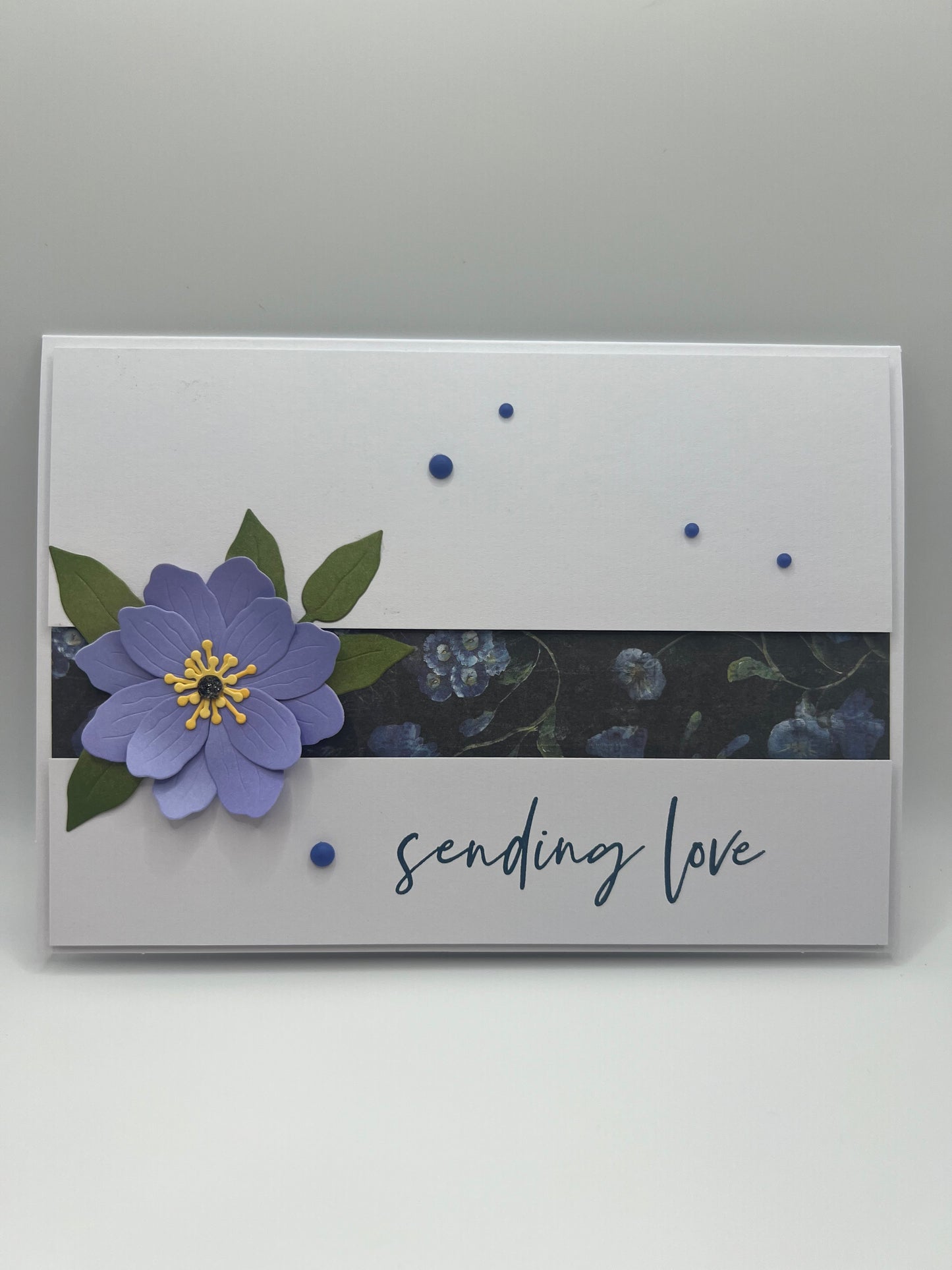 Sending Love Card — Handmade Greeting Card