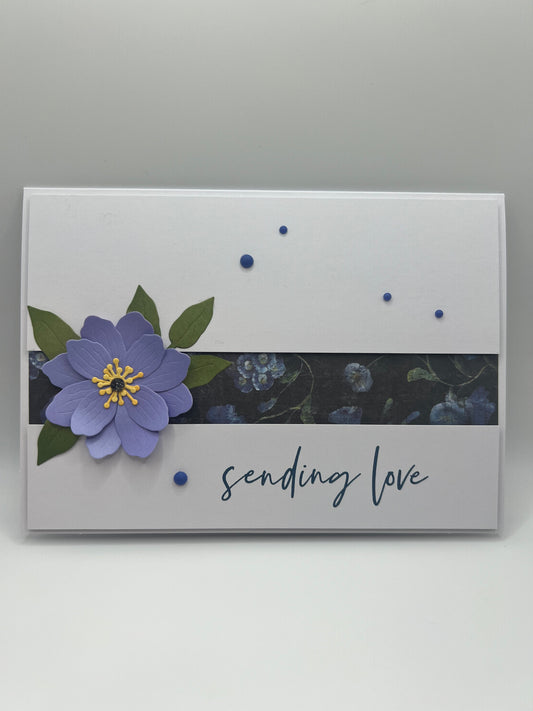 Sending Love Card — Handmade Greeting Card