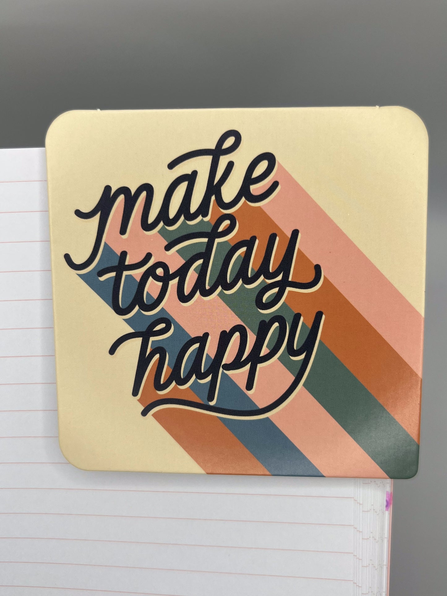 Corner Bookmark — Make Today Happy
