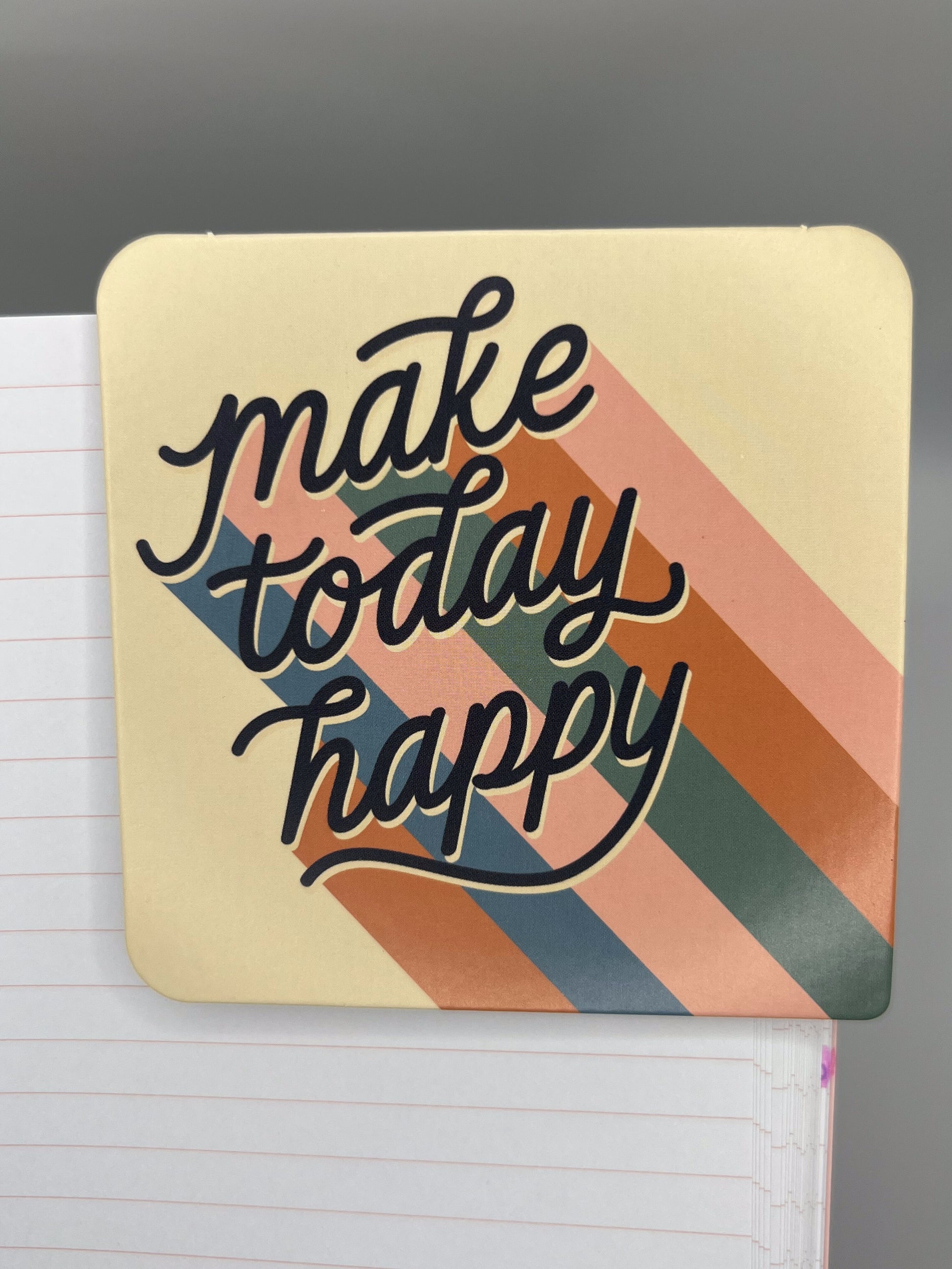 Corner Bookmark — Make Today Happy