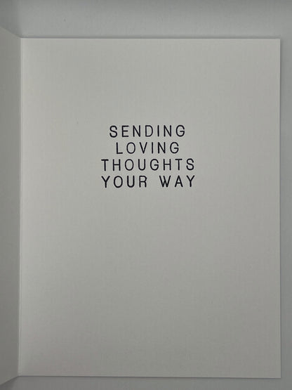 With Deepest Sympathy Card - inside